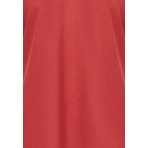 Funky Buddha Γυναικείο Κοντομάνικο T-Shirt Κεραμιδί