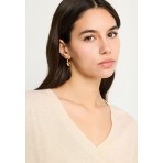 Funky Buddha Γυναικείο Κοντομάνικο T-Shirt Μπεζ