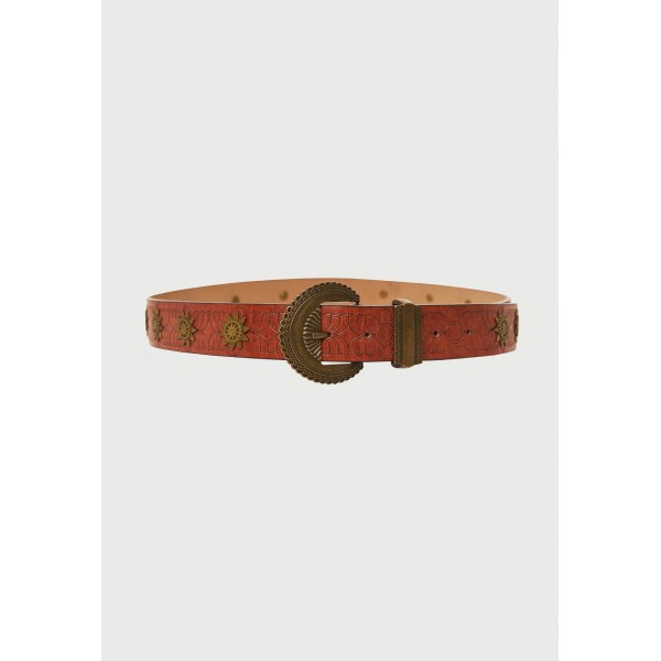 Funky Buddha Ζώνη Casual (FBL013-169-10-BROWN)