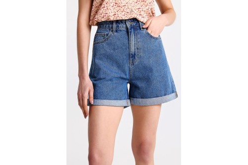 Funky Buddha Σορτς Τζιν Γυναικείο (FBL013-170-03-MD-BLUE)