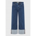 Funky Buddha Γυναικείο Παντελόνι Τζιν Μπλε Σκούρο