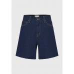 Funky Buddha Γυναικείο Τζιν Σορτς Μπλε Σκούρο