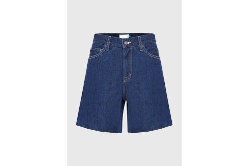 Funky Buddha Mid-Rise Σορτς Τζιν Γυναικείο (FBL013-173-03-DK-BLUE)