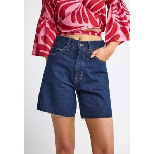 Funky Buddha Mid-Rise Σορτς Τζιν Γυναικείο (FBL013-173-03-DK-BLUE)