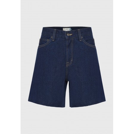 Funky Buddha Γυναικείο Τζιν Σορτς Μπλε Σκούρο