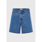 Funky Buddha Γυναικείο Τζιν Σορτς Μπλε