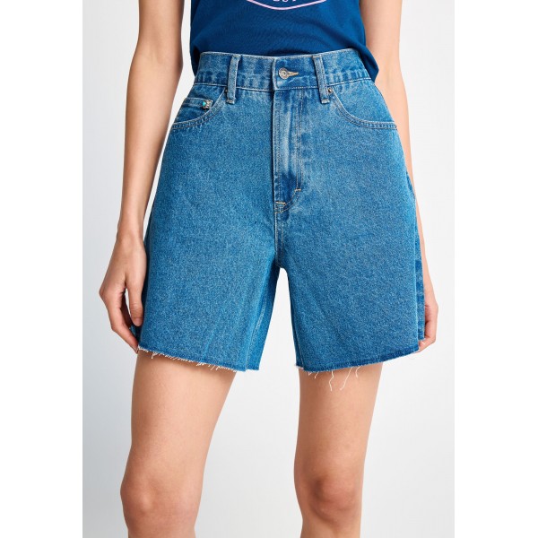 Funky Buddha Mid-Rise Σορτς Τζιν Γυναικείο (FBL013-173-03-MD-BLUE)