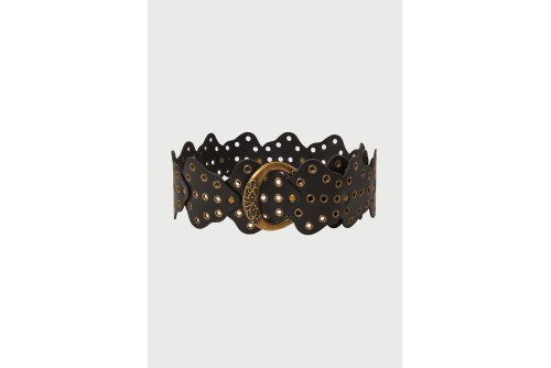 Funky Buddha Ζώνη Casual (FBL013-174-10-BLACK)