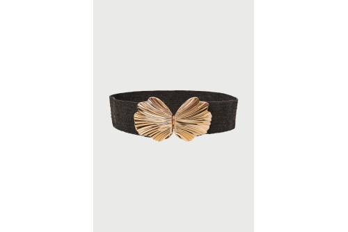 Funky Buddha Ζώνη Casual (FBL013-177-10-BLACK)