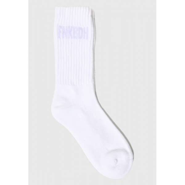 Funky Buddha Κάλτσες Ψηλές 1 Ζευγάρι (FBL013-424-10-OFF-WHITE)
