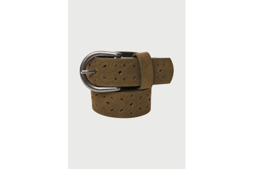 Funky Buddha Eco-Leather Ζώνη Casual (FBL013-436-10-BEIGE)