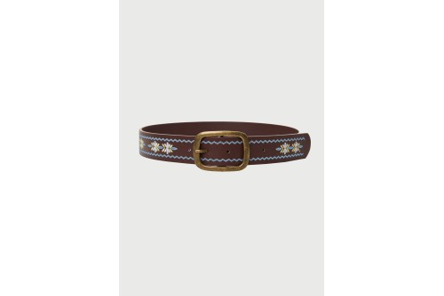 Funky Buddha Eco-Leather Ζώνη Casual (FBL013-445-10-DK-BROWN)