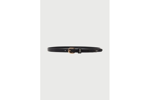 Funky Buddha Leather Ζώνη Casual (FBL013-446-10-BLACK)