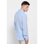 Funky Buddha Ανδρικό Πουκάμισο (FBM007-004-05-SKY-MEL)