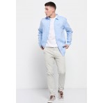 Funky Buddha Ανδρικό Πουκάμισο (FBM007-004-05-SKY-MEL)