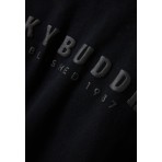Funky Buddha Ανδρικό Φούτερ Με Κουκούλα (FBM008-051-06-BLACK)