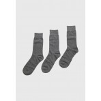 Funky Buddha Kάλτσες Ψηλές 3-Τεμάχια (FBM008-320-10-DK-GREY-MEL)