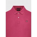 Funky Buddha Essential Κοντομάνικο Polo T-Shirt Ροζ