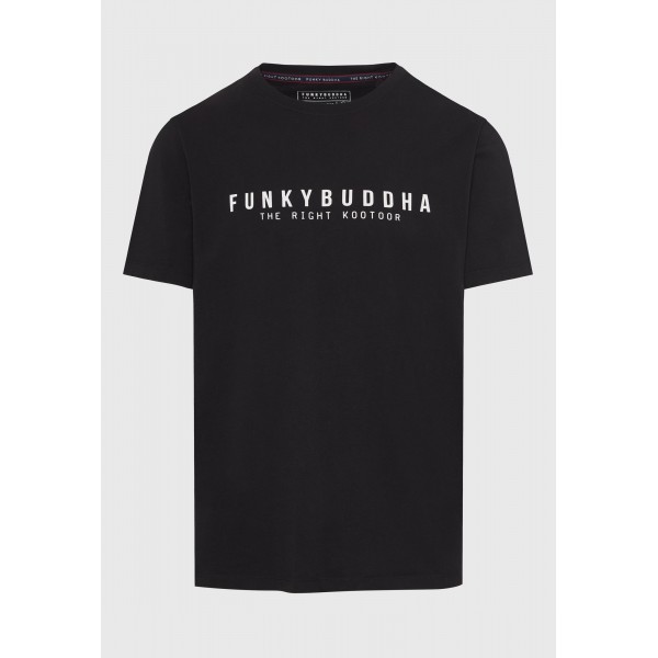 Funky Buddha T-Shirt Ανδρικό (FBM009-010-04-BLACK)