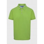 Funky Buddha Polo Ανδρικό Κοντομάνικο Polo T-Shirt Πράσινο