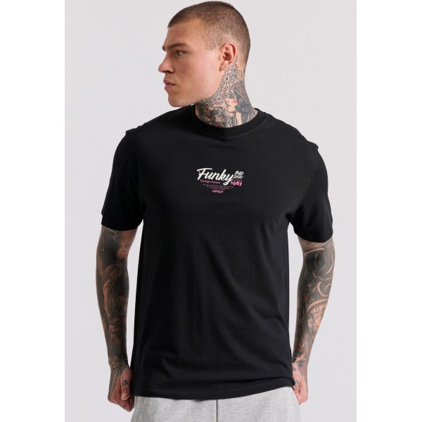 Funky Buddha T-Shirt Ανδρικό (FBM009-035-04-BLACK)