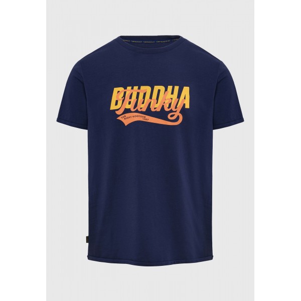 Funky Buddha T-Shirt Ανδρικό (FBM009-040-04-NAVY)
