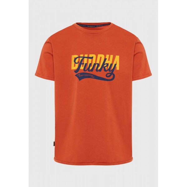 Funky Buddha T-Shirt Ανδρικό (FBM009-040-04-PAPRIKA)