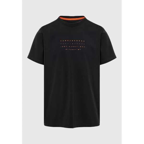 Funky Buddha T-Shirt Ανδρικό (FBM009-041-04-BLACK)