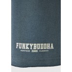 Funky Buddha Ανδρική Αθλητική Βερμούδα Γκρι