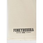 Funky Buddha Ανδρική Αθλητική Βερμούδα Μπεζ