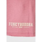 Funky Buddha Ανδρική Αθλητική Βερμούδα Ροζ