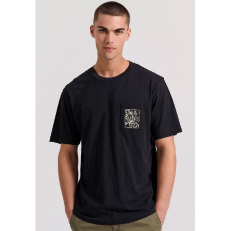 Funky Buddha Ανδρικό Κοντομάνικο T-Shirt Μαύρο