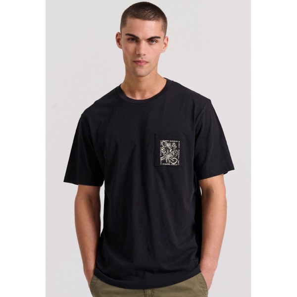 Funky Buddha T-Shirt Ανδρικό (FBM009-066-04-BLACK)