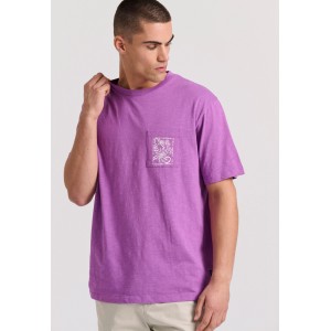Funky Buddha T-Shirt Ανδρικό (FBM009-066-04-VIVID-PURPLE)