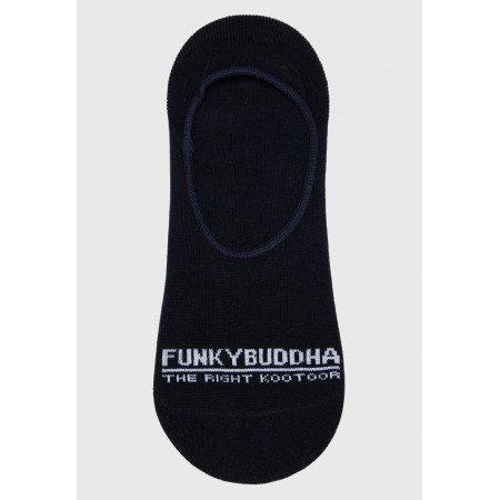 Funky Buddha Κοντές Κάλτσες Μπλε Σκούρες 3 Τεμάχια