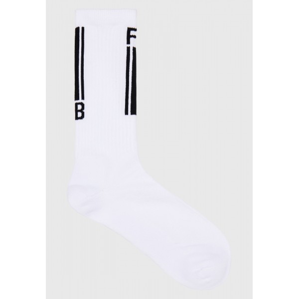 Funky Buddha Kάλτσες Ψηλές (FBM009-392-10-WHITE)
