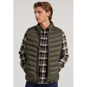 Funky Buddha Μπουφάν Αμάνικο Ανδρικό (FBM010-001-01-KHAKI)