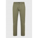 Funky Buddha Ανδρικό Παντελόνι Chino Χακί