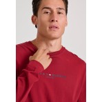 Funky Buddha Ανδρική Μακρυμάνικη Μπλούζα Κόκκινη