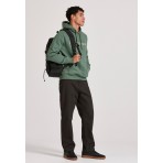Funky Buddha Ανδρικό Φούτερ με Κουκούλα Πράσινο