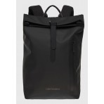 Funky Buddha Σάκος Πλάτης από Οικολογικό Δέρμα Μαύρος