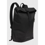 Funky Buddha Σάκος Πλάτης από Οικολογικό Δέρμα Μαύρος