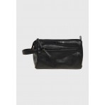 Funky Buddha Τσαντάκι Μαύρο από Οικολογικό Δέρμα