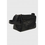 Funky Buddha Τσαντάκι Μαύρο από Οικολογικό Δέρμα