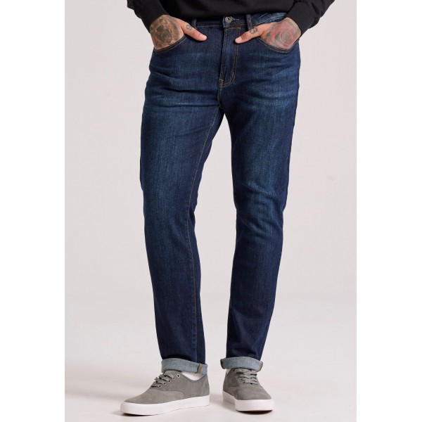 Funky Buddha Παντελόνι Τζιν Ανδρικό (FBM010-071-02-DK-BLUE)