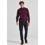 Funky Budda Ανδρικό Τζιν Παντελόνι Τapered Fit Μπλε Σκούρο