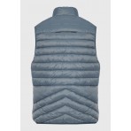 Funky Buddha Ανδρικό Αμάνικο Μπουφάν Puffer Γκρι