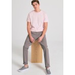 Funky Buddha The Essentials Ανδρικό Παντελόνι Chino Γκρι