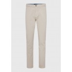 Funky Buddha The Essentials Ανδρικό Παντελόνι Chino Γκρι Ανοιχτό