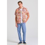 Funky Buddha The Essentials Ανδρικό Παντελόνι Chino Σιέλ